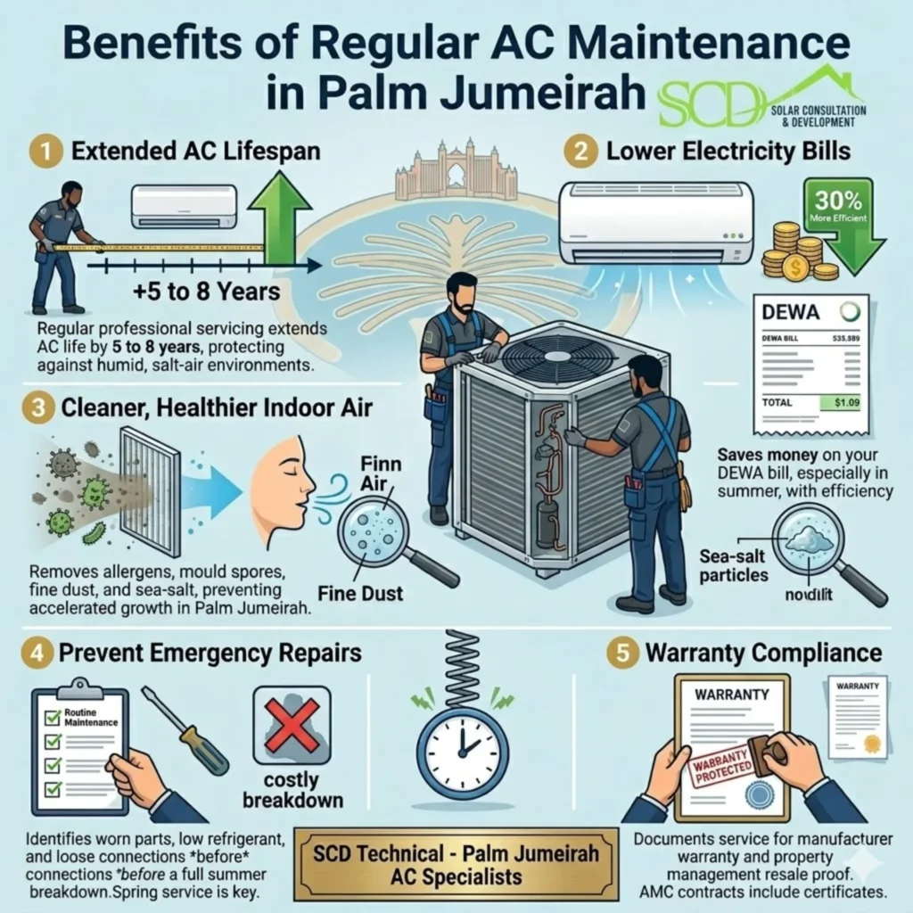 Benefits of Regular AC Maintenance in Palm Jumeirah